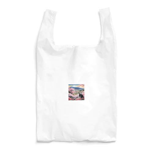 桜と富士山と猫 Reusable Bag