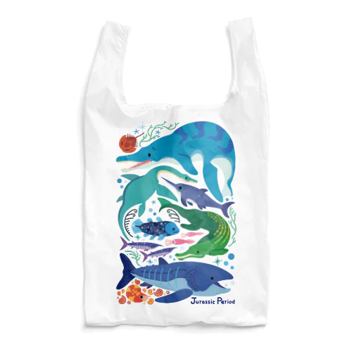 ジュラ紀の海のいきもの Reusable Bag