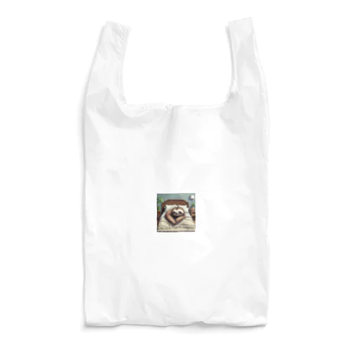 ベッドで寝そべるナマケモノ Reusable Bag