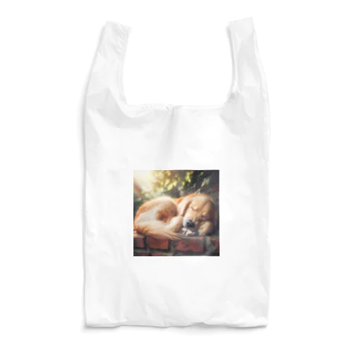 犬がぐっすり眠っている姿、超キュート！🐶💤 Reusable Bag