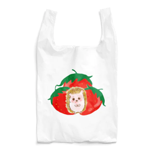 ハリネズミといちご Reusable Bag