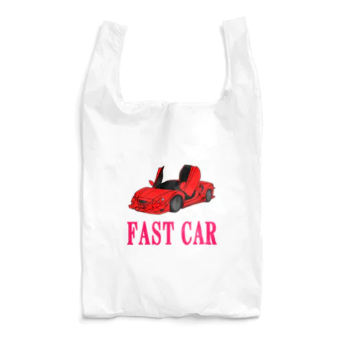 にゃんこ王子 ファストカー（赤） Reusable Bag