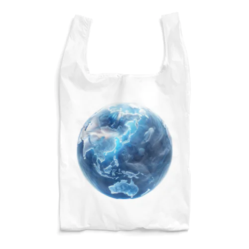 地球_ガラス玉 Reusable Bag