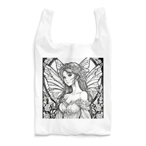 妖精の花嫁シリーズ　モノトーン　バストアップ Reusable Bag