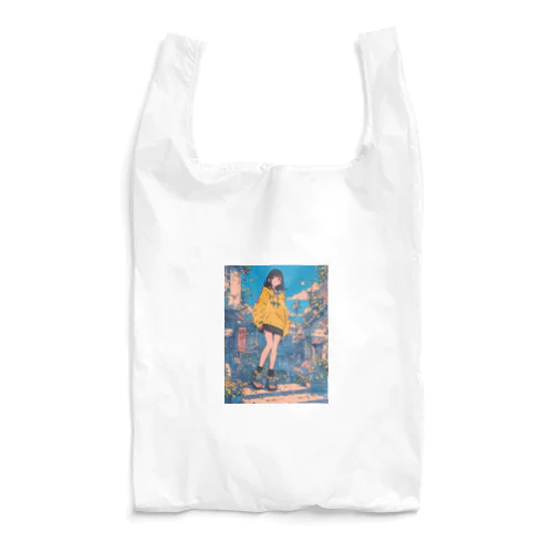 昭和テイストカラフルPOPガーリー Reusable Bag