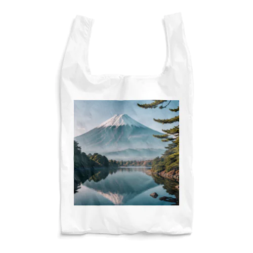 富士山と富士五湖の風景 Reusable Bag