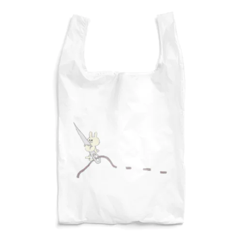 ちくちくお裁縫ウサギ Reusable Bag