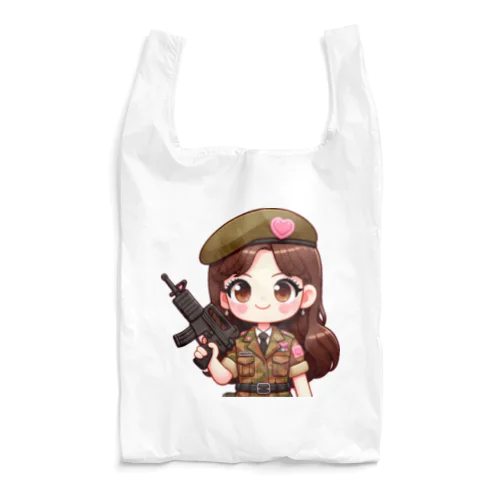 army girl Reusable Bag