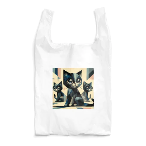 黒猫　キュビズム01 Reusable Bag