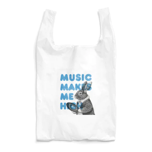 Music Makes Me High Reusable Bag