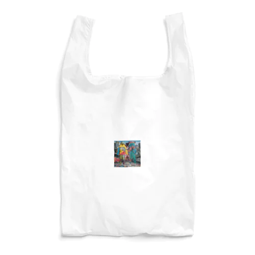 Urban Rainbow: Bold Hip-Hop Fashion Reusable Bag