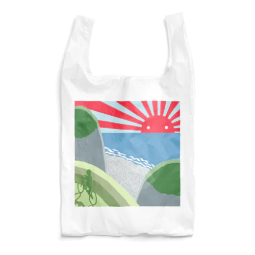 浜辺の朝日 Reusable Bag