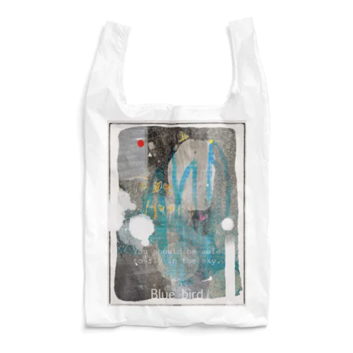 青いトリさん✨ Reusable Bag