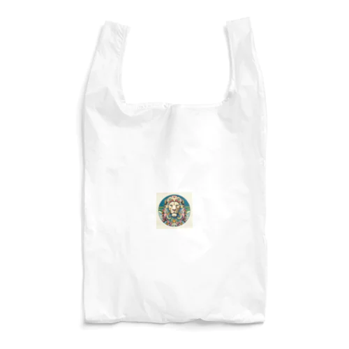 浮世絵風　ライオン（顔）"Ukiyo-e style lion (face)."  "浮世繪風格的獅子（臉）。" Reusable Bag