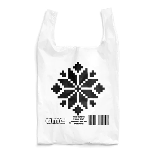 雪のドット結晶 Reusable Bag