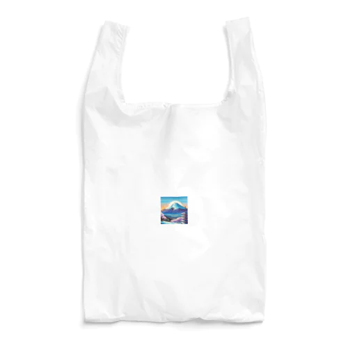 富士山（pixel art） Reusable Bag