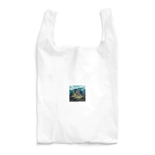 マチュピチュ遺跡（pixel art） Reusable Bag