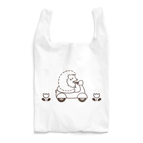 ハリネズミとバイク Reusable Bag