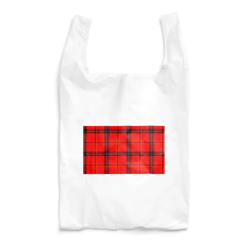 チェック（赤） Reusable Bag