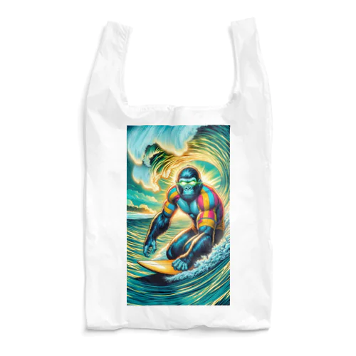 サーフィンするゴリラ YOSHIO Reusable Bag