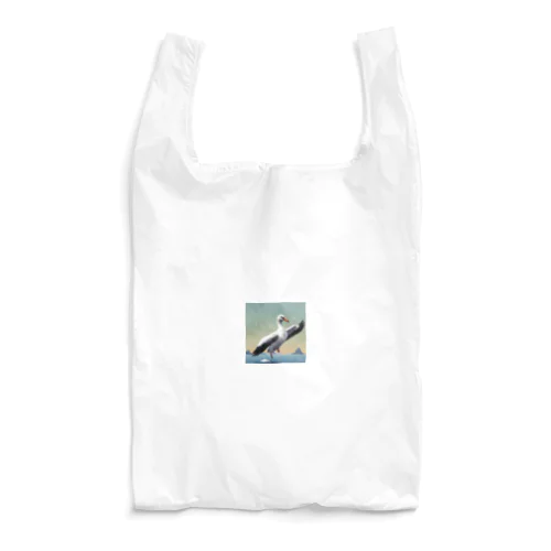 踊るツノメドリ Reusable Bag