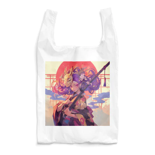 夕焼けに舞う、仮面の戦姫 Marsa 106 Reusable Bag