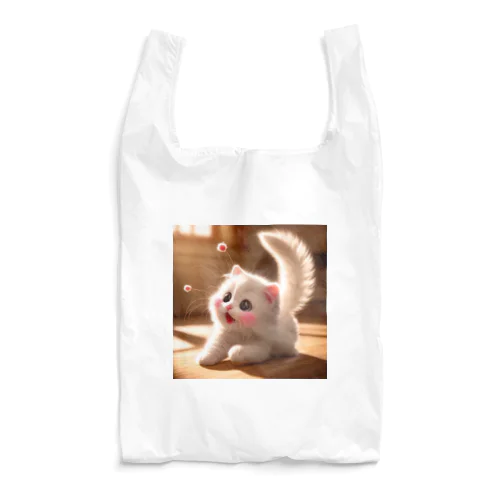 頬紅をしたような可愛い子猫SAKUCAT Reusable Bag