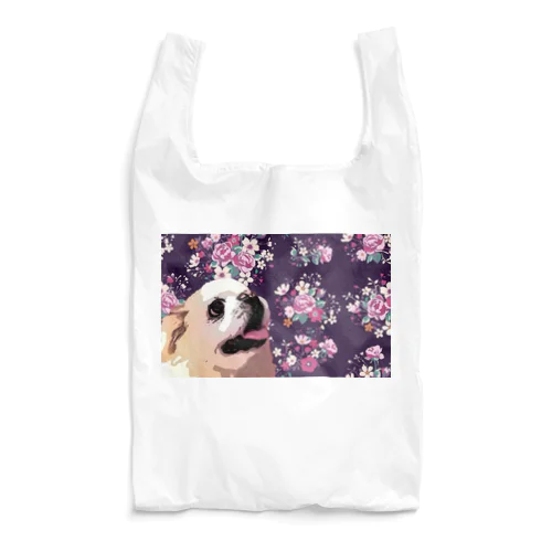 白ペキ 犬 Dog My Love Reusable Bag