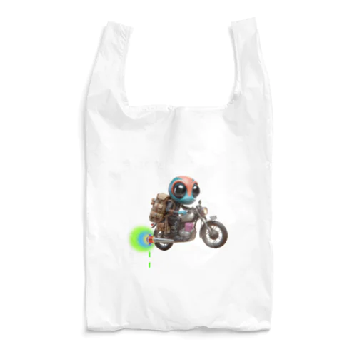 プレミアムワープ配達がめちゃ速っ!スペース・デリバリー・サービス!(濃色用) Reusable Bag