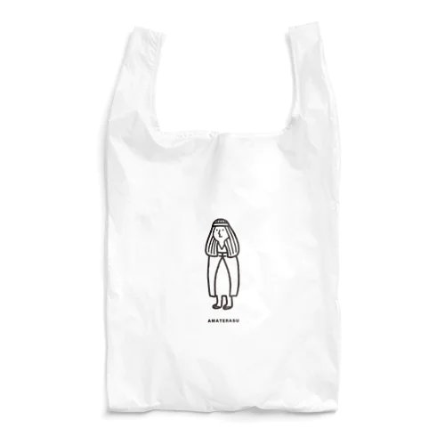 AMATERASU_WOMAN_LINE_BK Reusable Bag