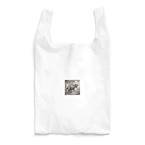 白黒恐竜 Reusable Bag