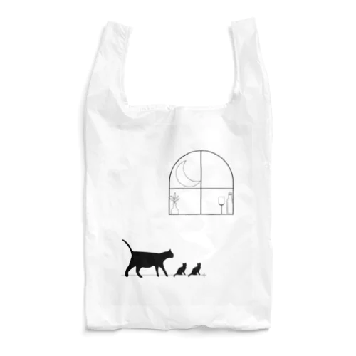 ねこのおやこ Reusable Bag