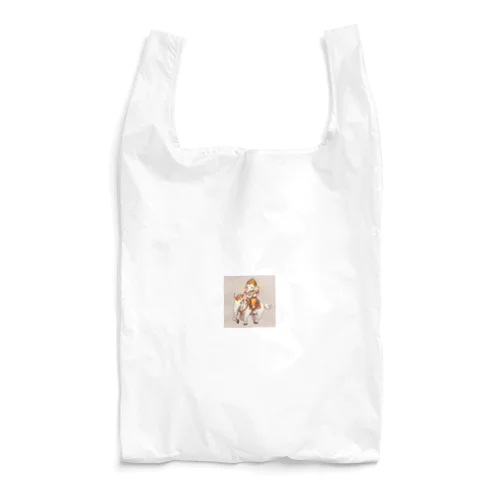 可愛いガネーシャに乗って馬に乗ろう Reusable Bag