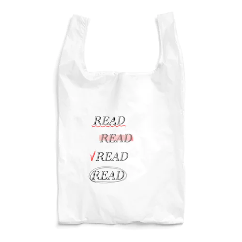 READ READ READ READ Reusable Bag