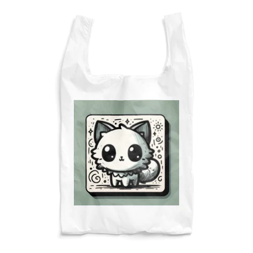 落書きにゃんこシリーズ　コースターっぽい猫 Reusable Bag