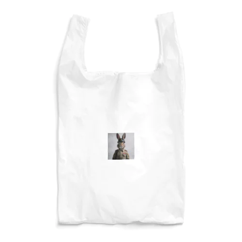 軍人ウサギ#6 Reusable Bag