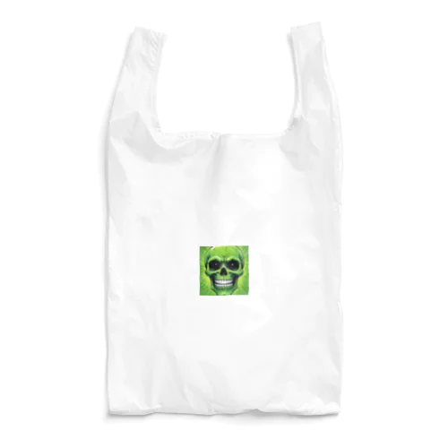 恐怖の緑髑髏グッズ Reusable Bag