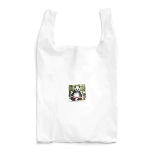 ラグジュアリーホテルでスパを受ける成金パンダ Reusable Bag