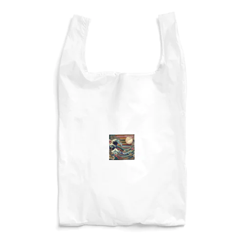 浮世絵風のデザイン Reusable Bag