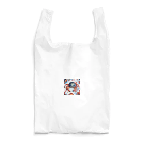 水墨画カニ Reusable Bag