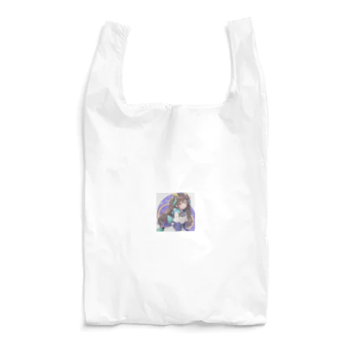 ロングヘアーの女の子 Reusable Bag