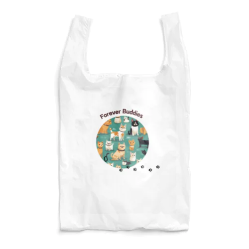 永遠の友達！ワンニャン Reusable Bag