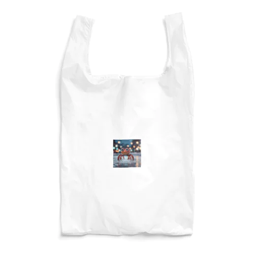 探検中のカニ Reusable Bag