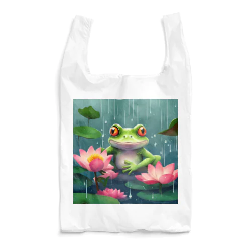 雨雨フレフレビッシャ濡れだ〜♪ Reusable Bag