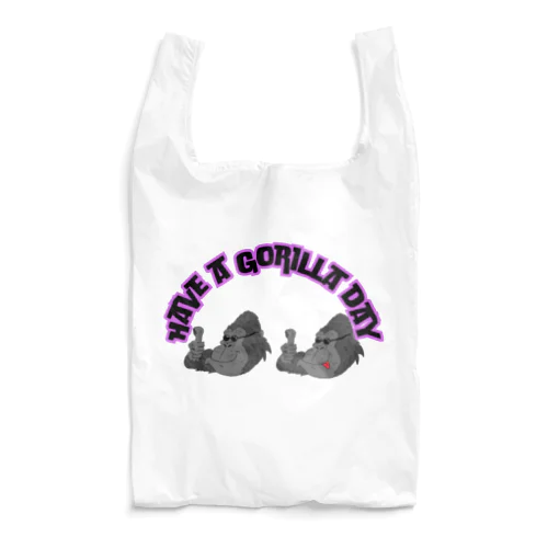 イケてるゴリラのHave a Gorilla day Reusable Bag