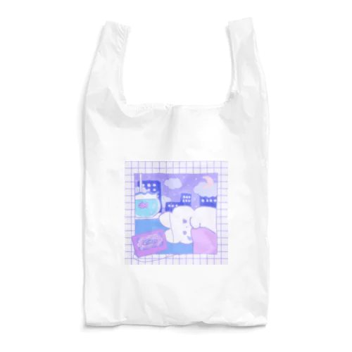 えもい時間を過ごすむにちゃん。 Reusable Bag