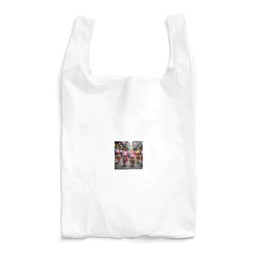 二足歩行の豚アイドル Reusable Bag