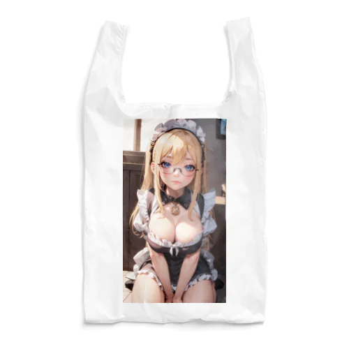 金髪美少女　七海ちゃんメイド Reusable Bag