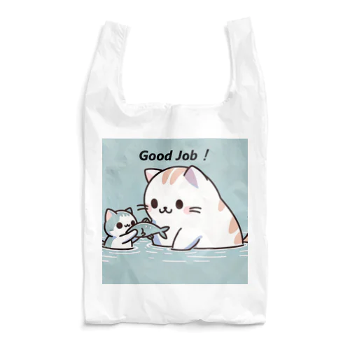 Positive cat　Good Job！（よくできましたっ！） Reusable Bag