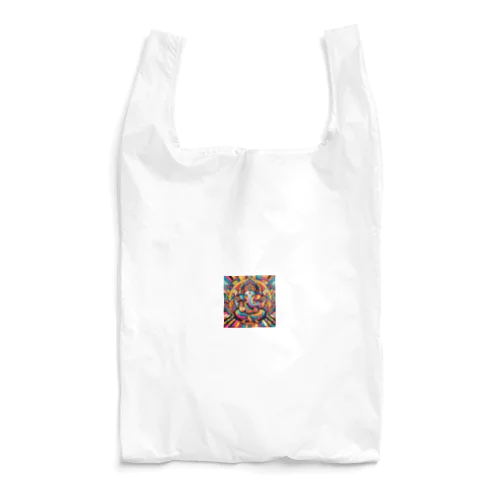 幾何学カラフルガネーシャ Reusable Bag